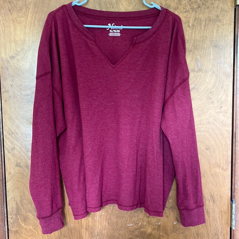 waffle long sleeve shirt